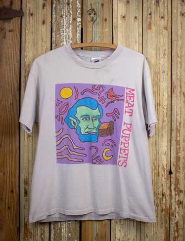 Band Tees × Vintage Vintage Meat Puppets Abe Linc… - image 1