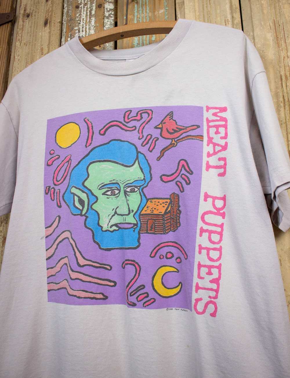 Band Tees × Vintage Vintage Meat Puppets Abe Linc… - image 2