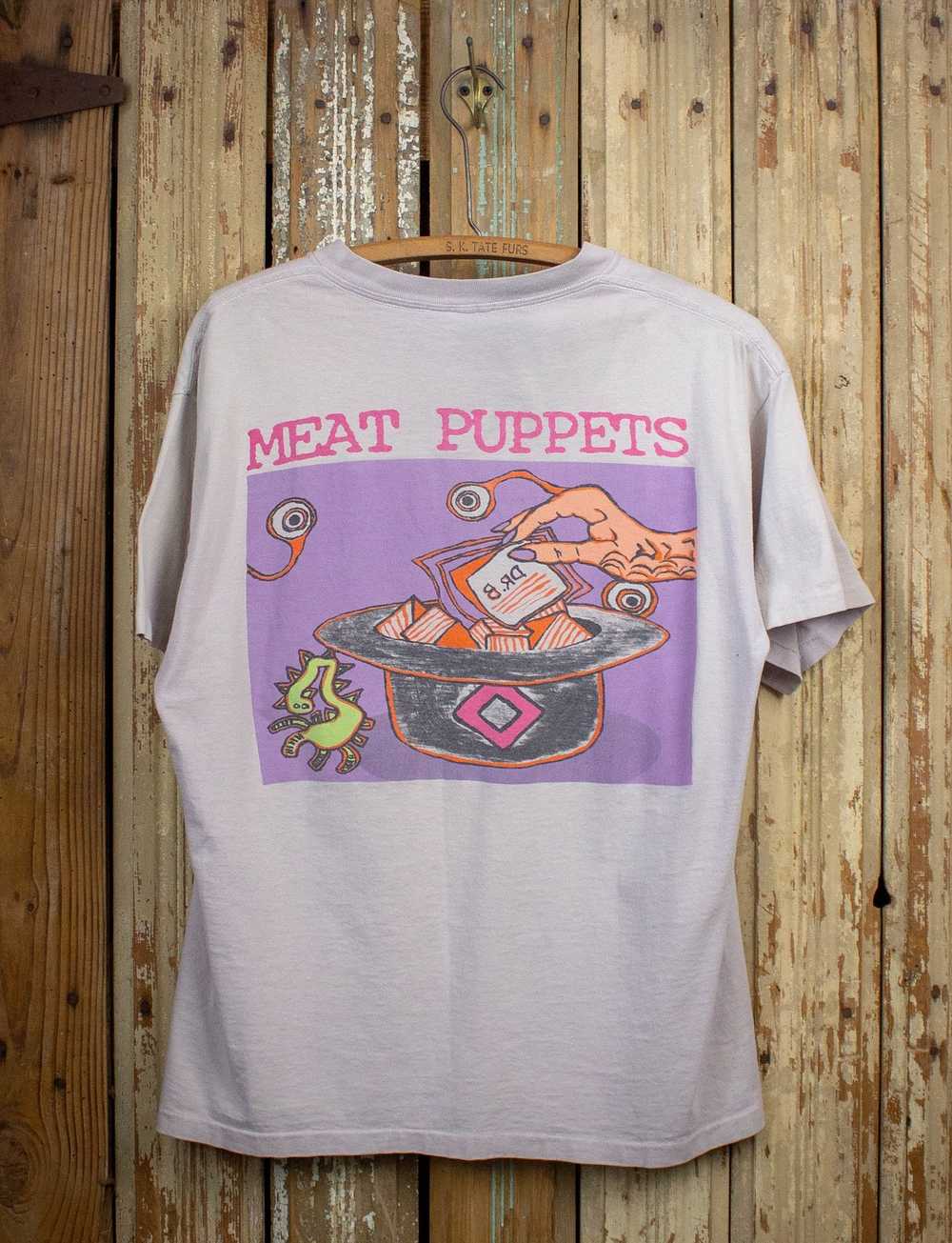 Band Tees × Vintage Vintage Meat Puppets Abe Linc… - image 3