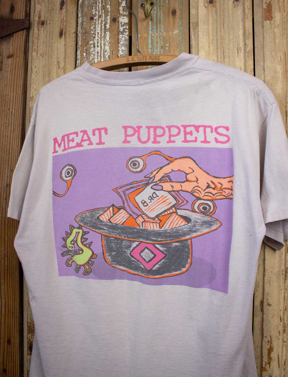 Band Tees × Vintage Vintage Meat Puppets Abe Linc… - image 4