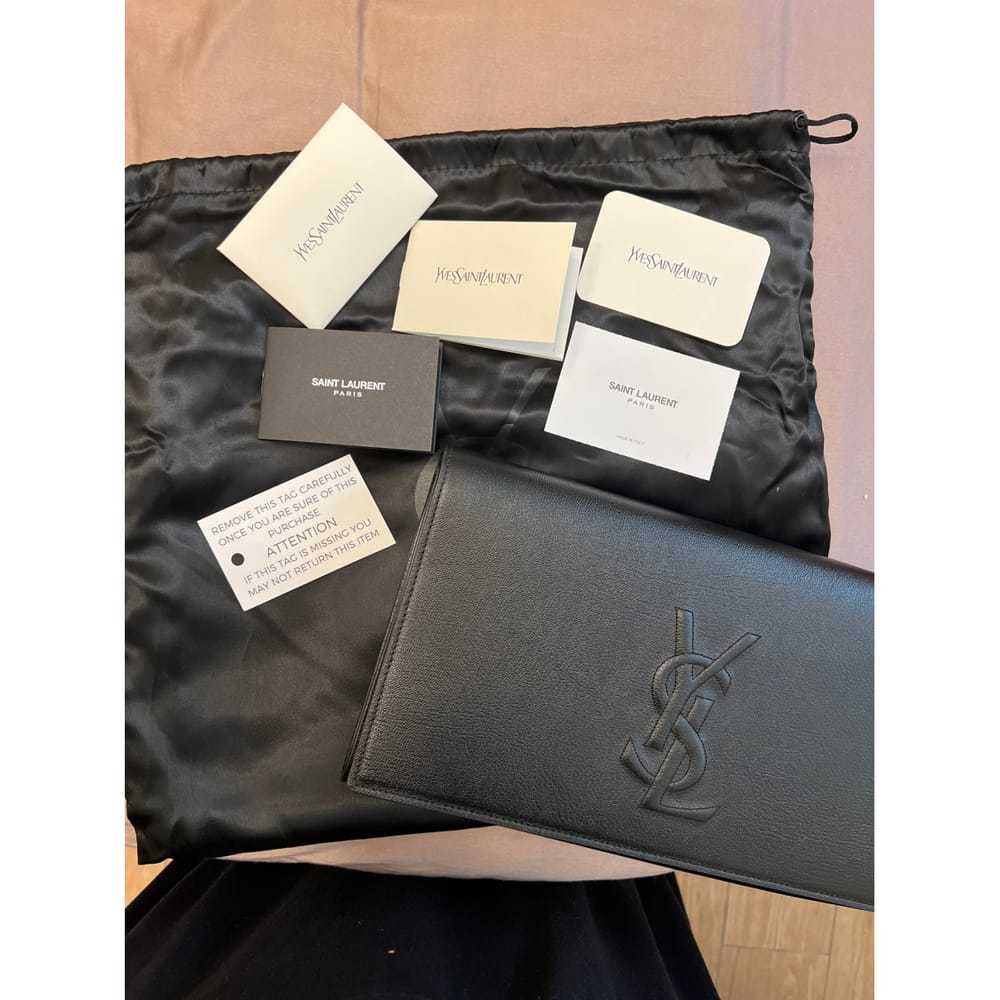 Yves Saint Laurent Belle de Jour leather clutch b… - image 2