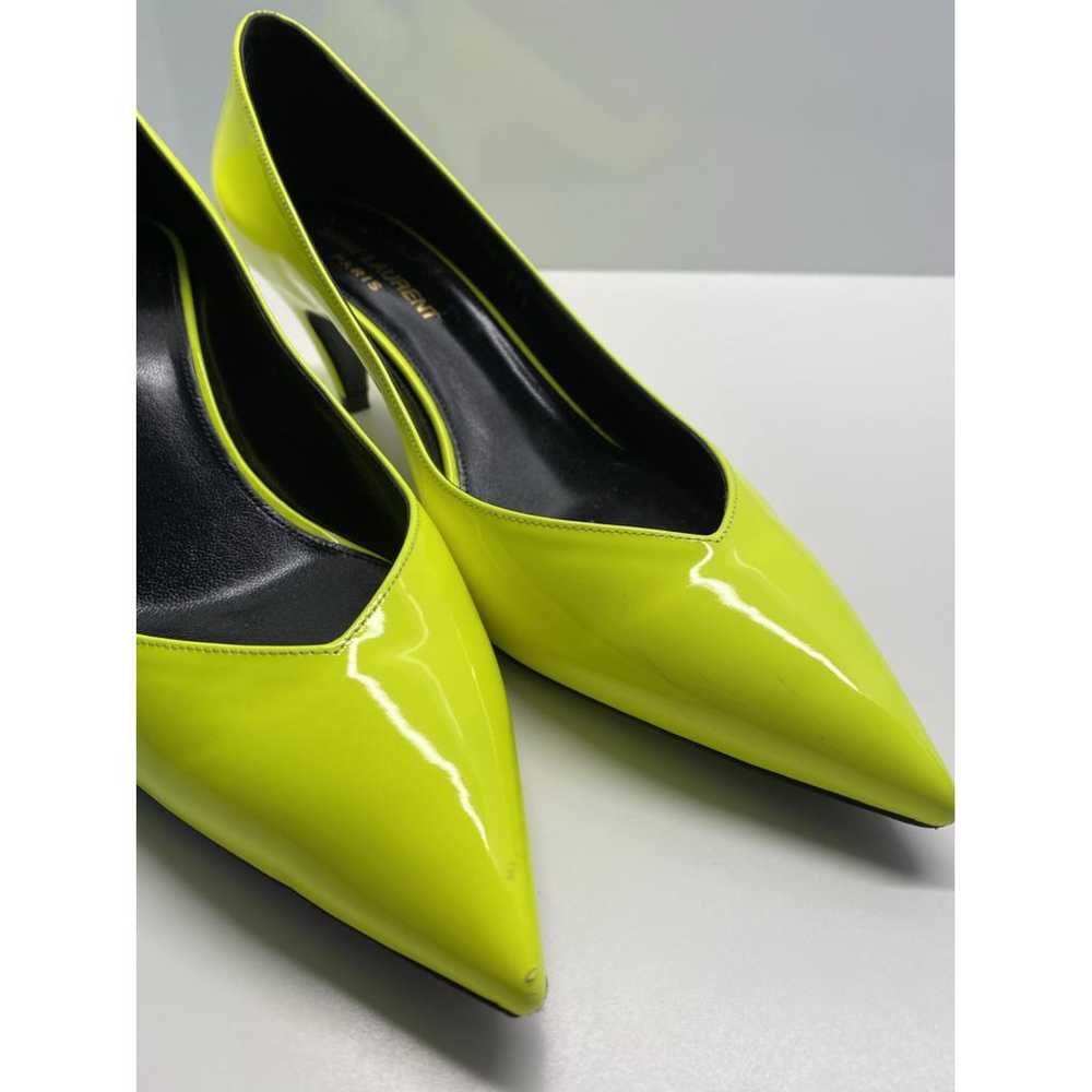 Saint Laurent Kiki 55 patent leather heels - image 2