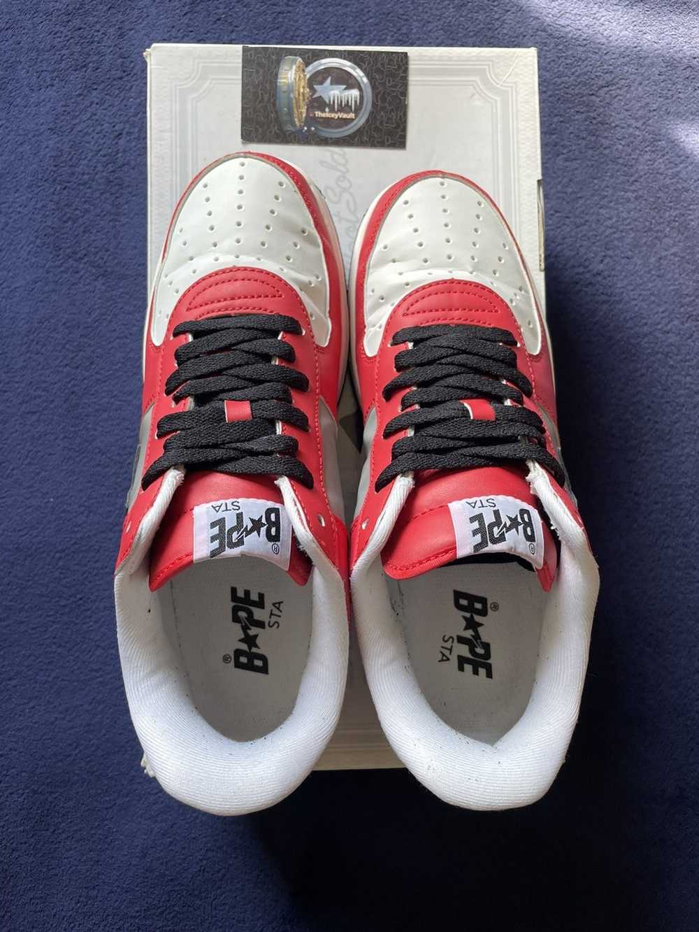 Bape Bape OG Red/Gray/ Sk8stas RARE - image 3