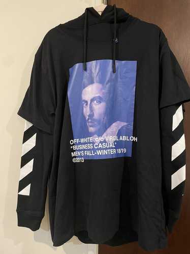 OFF-WHITE “business casual” , Virgil Abloh hoodie 