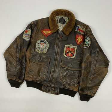 type g 1 leather jacket - Gem