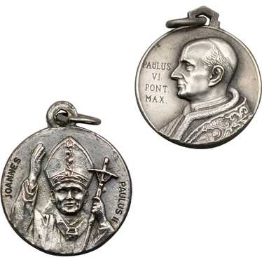 Religious Charms - Group of 2 - Pope Paul VI Vati… - image 1