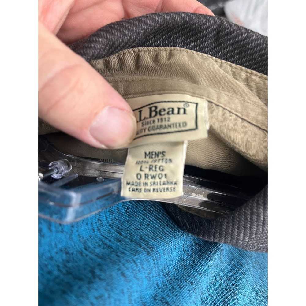 L.L. Bean Vintage LL Bean Herring Bone Polo Ruby … - image 3