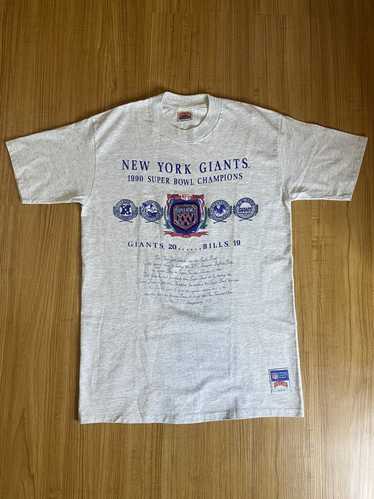 1990 Vintage New York Giants Nutmeg Tee - L — Thrift Row