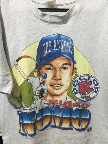 Vintage Hideo Nomo MLB T Shirt 90s MLB Los Angeles Dodgers 