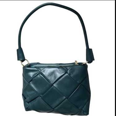 Designer Valentina Fiore green quilted bag with go