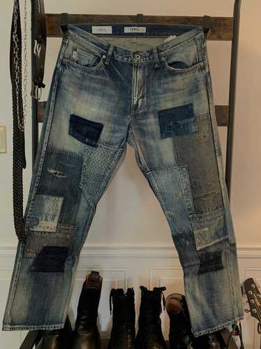 FDMTL Classic Straight Patchwork Denim Selvedge 32/32 Inseam