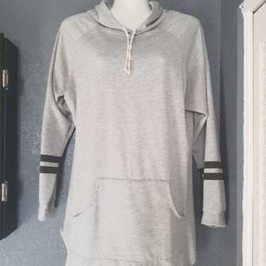 Custom CLEO Apparel Gray Hooded Longsleeve Casual 