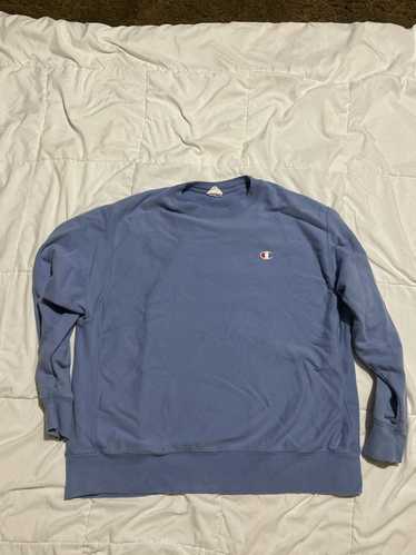 Champion light blue champion crew neck