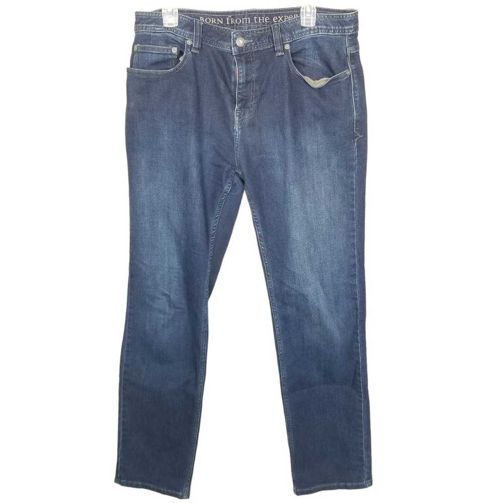 Prana Prana 33X32 Dark Wash Denim Slim Fit Straig… - image 1