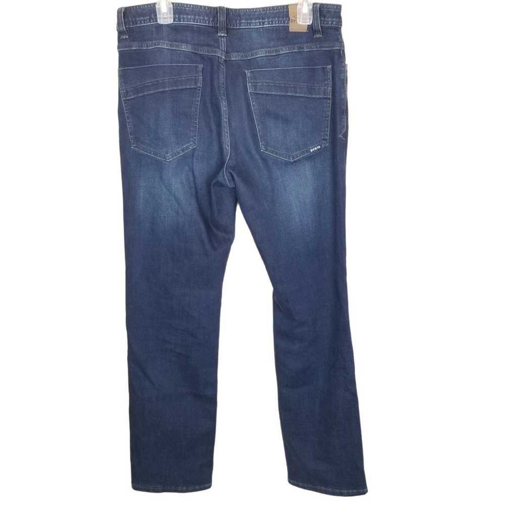 Prana Prana 33X32 Dark Wash Denim Slim Fit Straig… - image 7