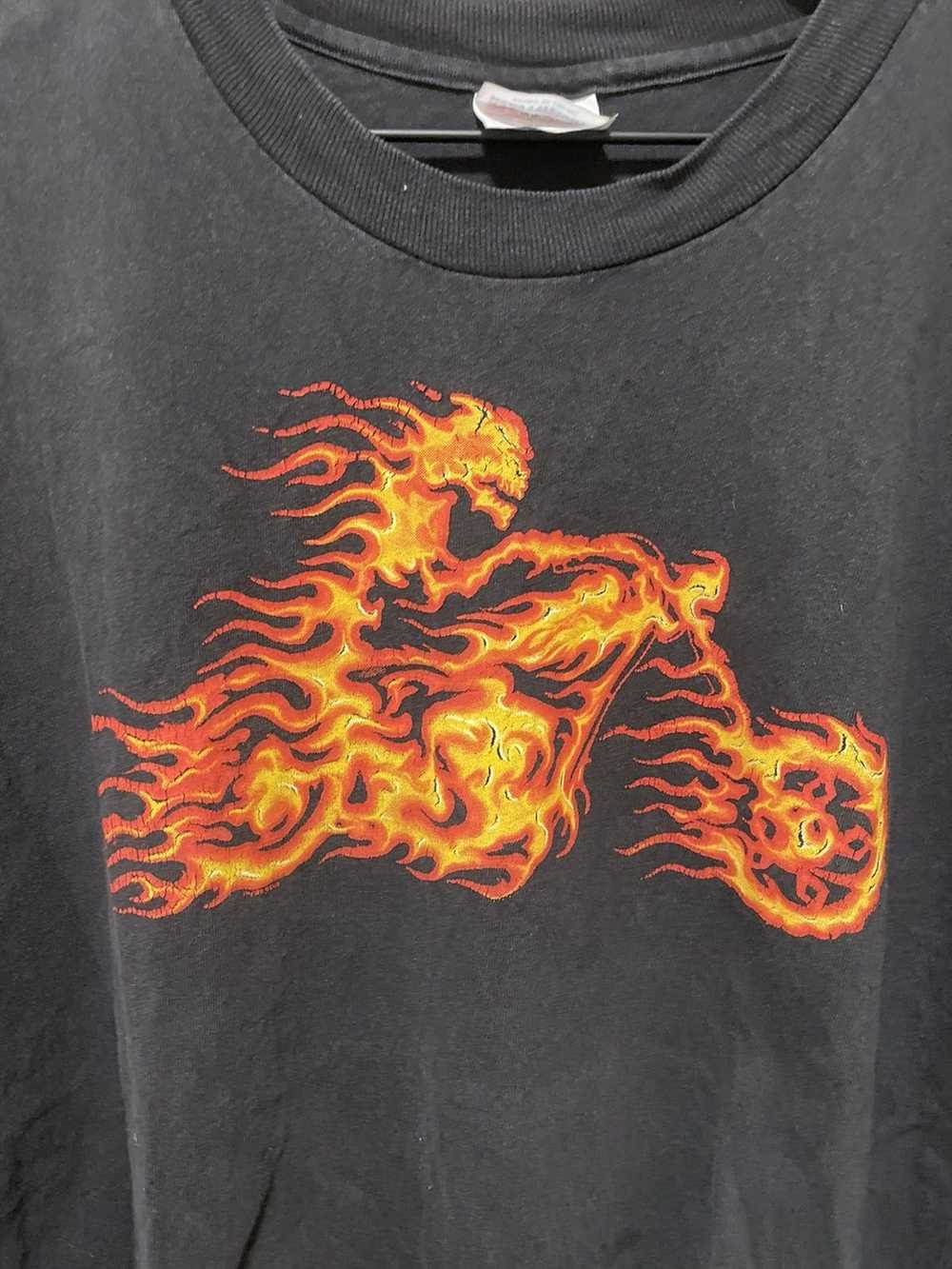 Vintage 90s GHOST RIDER T SHIRT | SINGLE STITCHED… - image 2