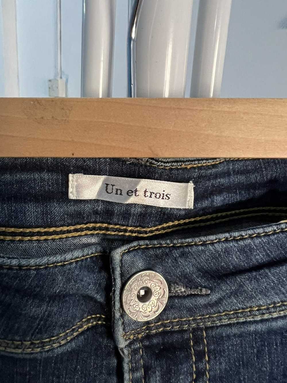 Designer × Japanese Brand Unet Trois Jeans Very R… - image 6