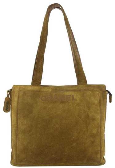 Chanel Chanel Brown Suede Zip Tote bag 1012c40