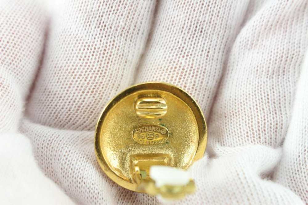 Chanel Chanel 96p Gold Geometric Quilted CC Logo … - image 12