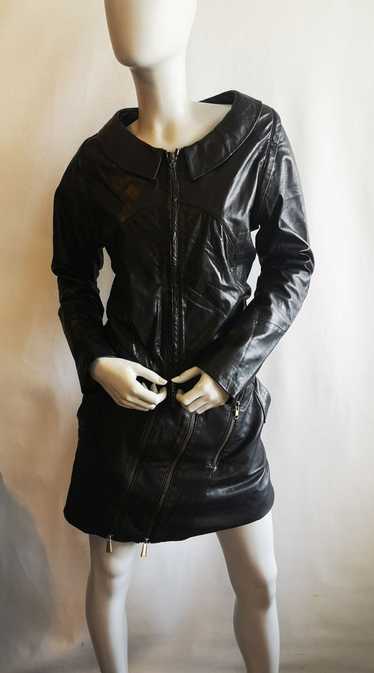 Vintage Eva & Claudi soft leather jacket and vest 