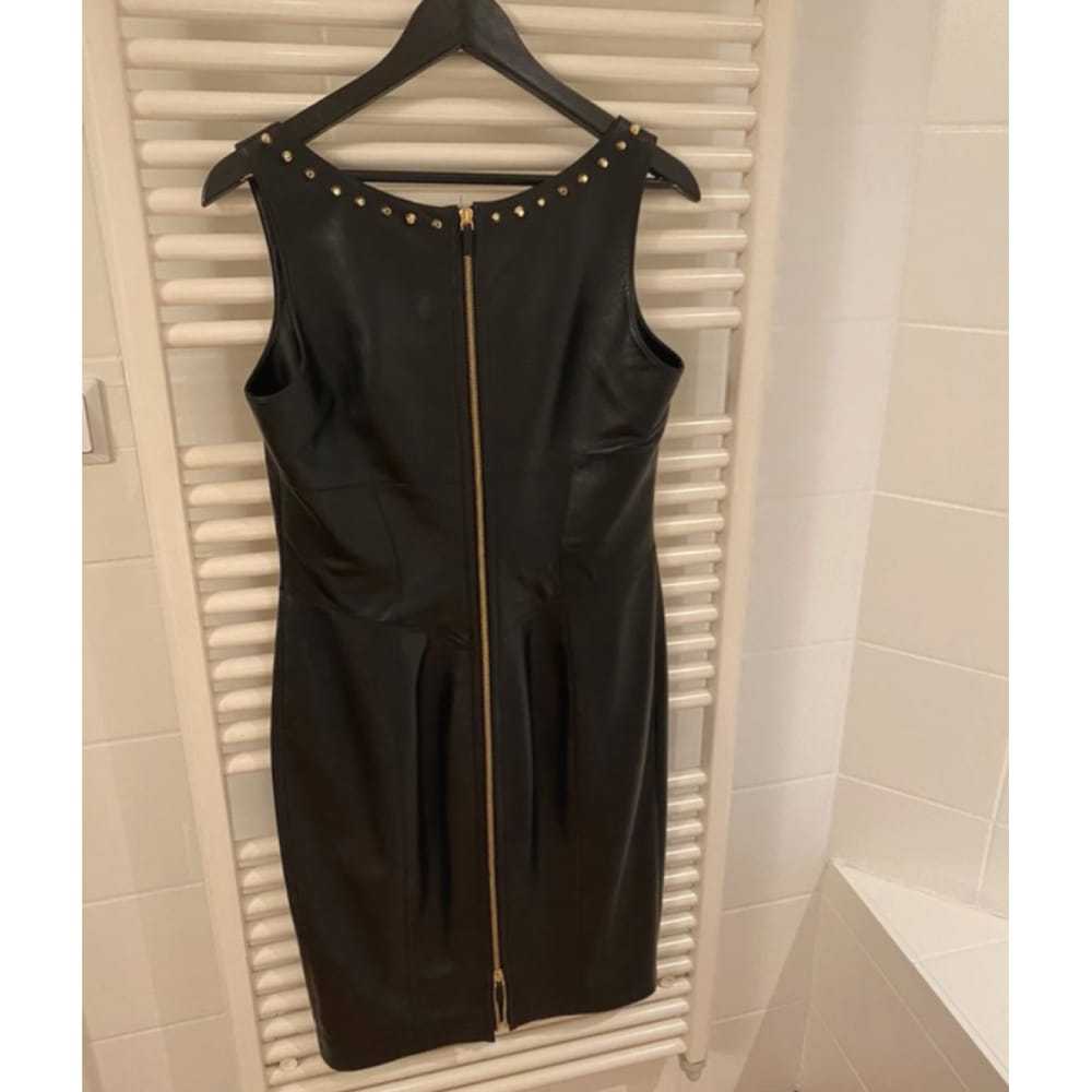 Gianni Versace Leather mid-length dress - image 2