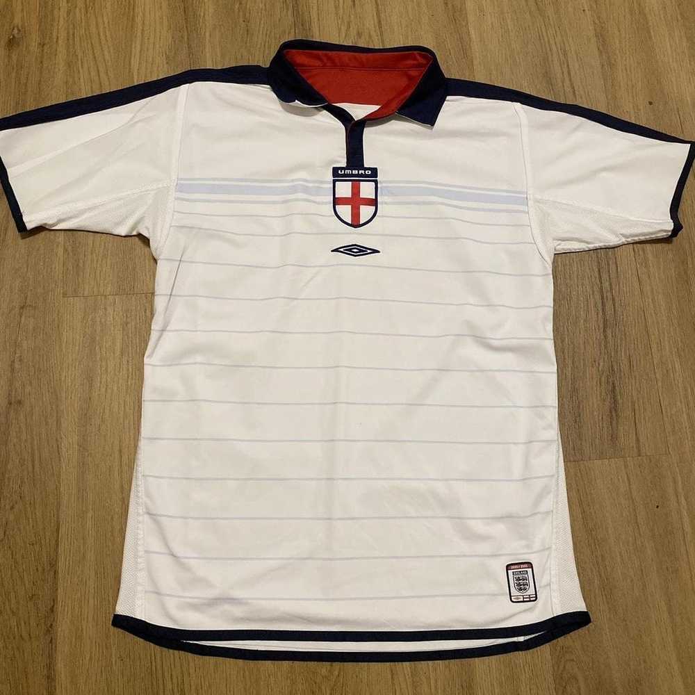 Umbro 2003-05 England Home Umbro Shirt Reversible… - image 1