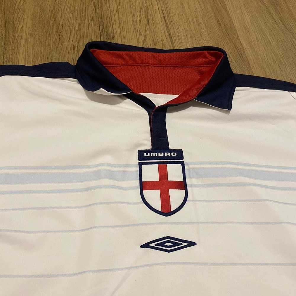 Umbro 2003-05 England Home Umbro Shirt Reversible… - image 3