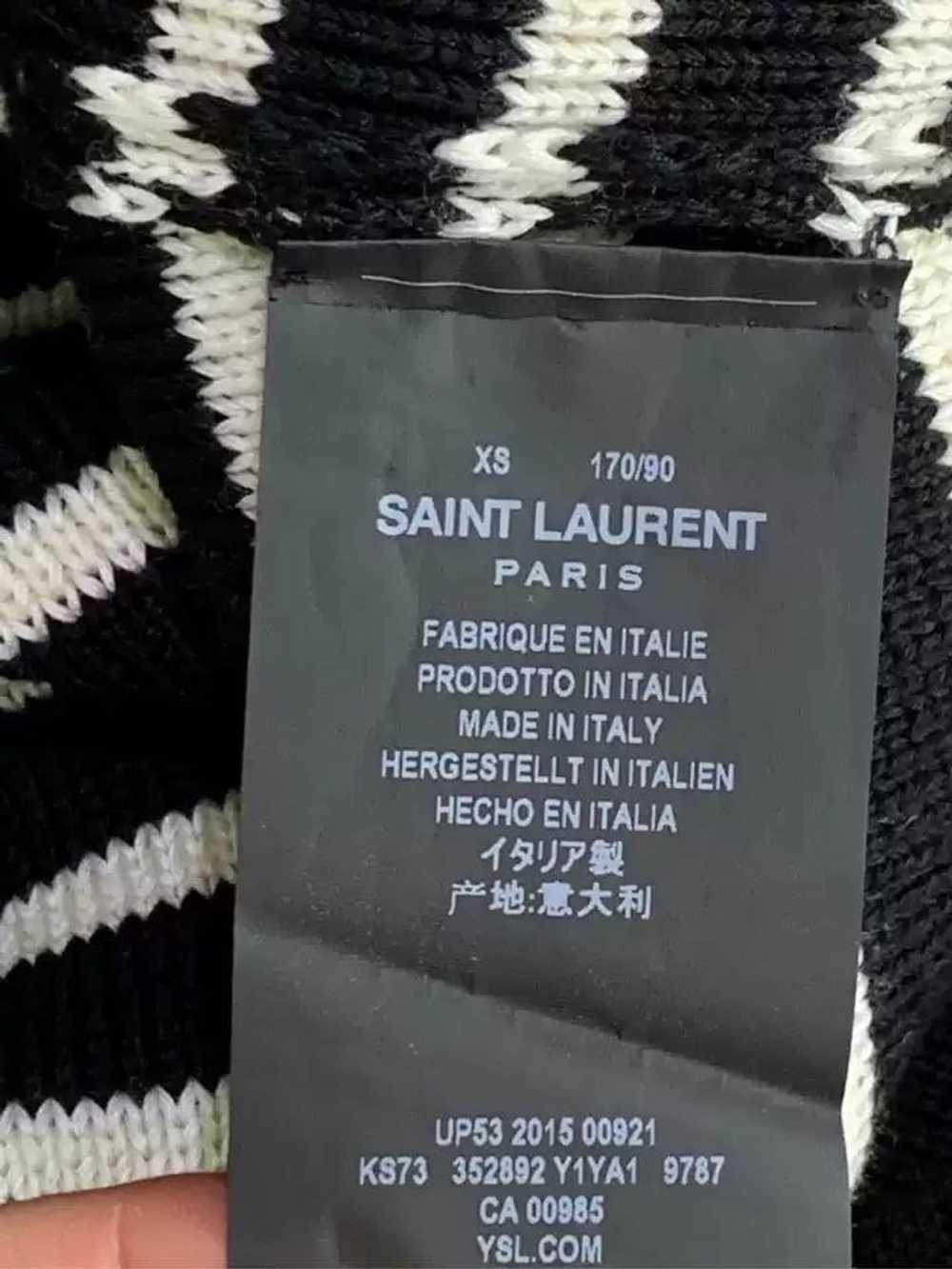 Yves Saint Laurent saint laurent Striped crew nec… - image 6