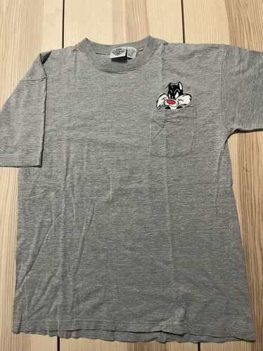 Vintage 1992 Sylvester The Cat Rebel Without Claws Shirt L USA authentic Looney Tunes