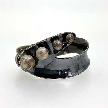 1950’s Sigi Pineda Taxco Sterling Silver Hinged B… - image 1