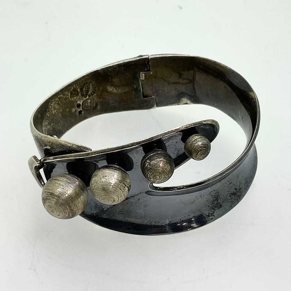 1950’s Sigi Pineda Taxco Sterling Silver Hinged B… - image 2