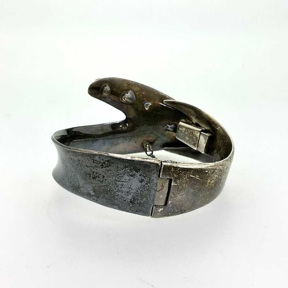 1950’s Sigi Pineda Taxco Sterling Silver Hinged B… - image 3