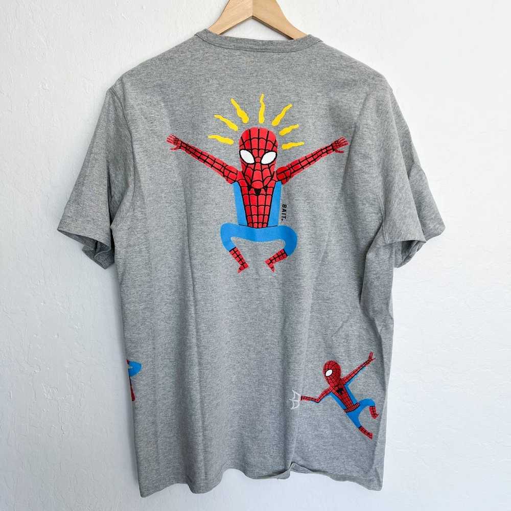 Bait Bait Champion Marvel Spiderman Grey Tshirt T… - image 7