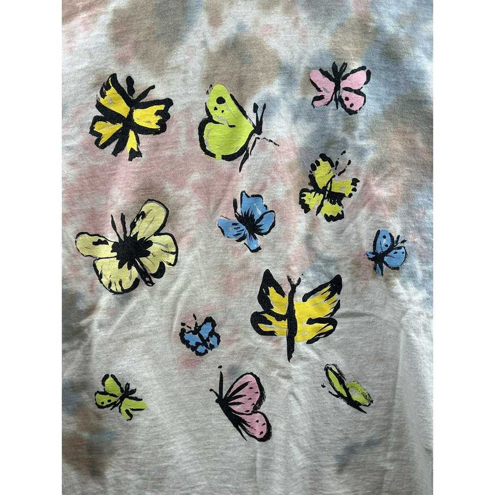 Obey Obey Butterflies Pink Tie Dye Men’s Size Lar… - image 5