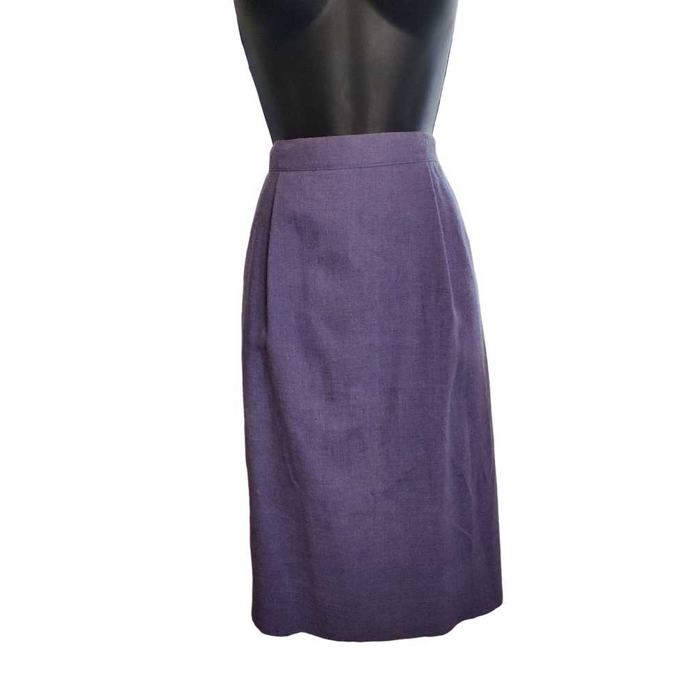 Vintage 1970's Breckenridge Purple Skirt - Size 12 - image 1