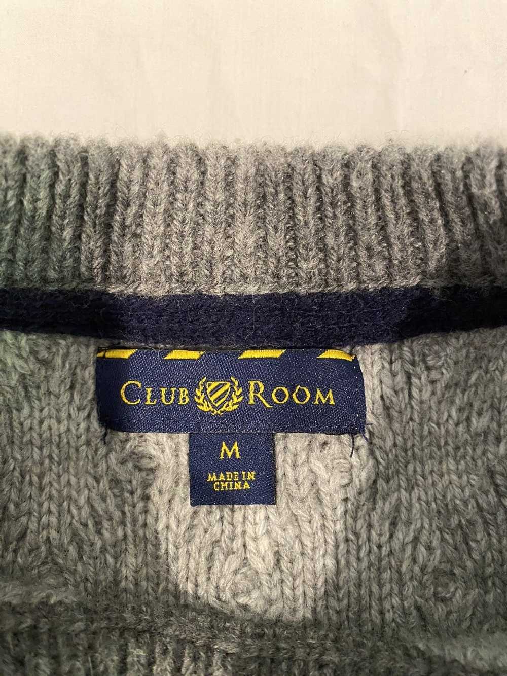 Club Room Polo Club Cable Knit Sweater - image 3