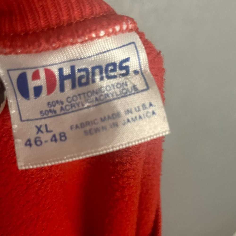 Hanes × Streetwear × Vintage Socialist Sweater 19… - image 4