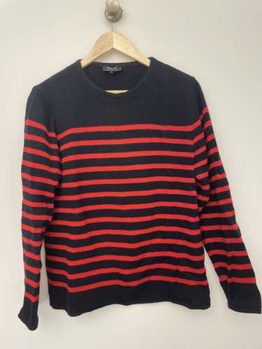 A.P.C. Blue and red striped wool sweater - image 1
