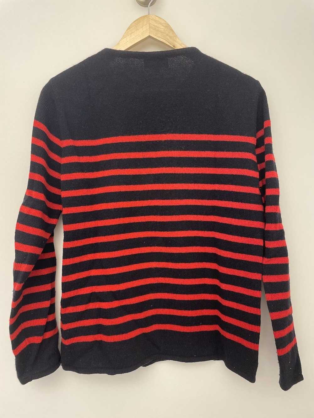 A.P.C. Blue and red striped wool sweater - image 2