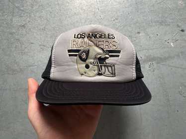 Vintage Los Angeles Raiders Script Mesh Hat by Starter Eastport - Rare La Grunge Trucker 80s Cap