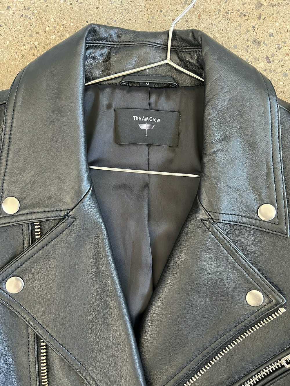Leather Jacket The AM Crew leather jacket - image 3