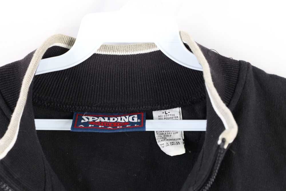 Vintage Vintage 90s Spalding Faded Half Zip Pullo… - image 6