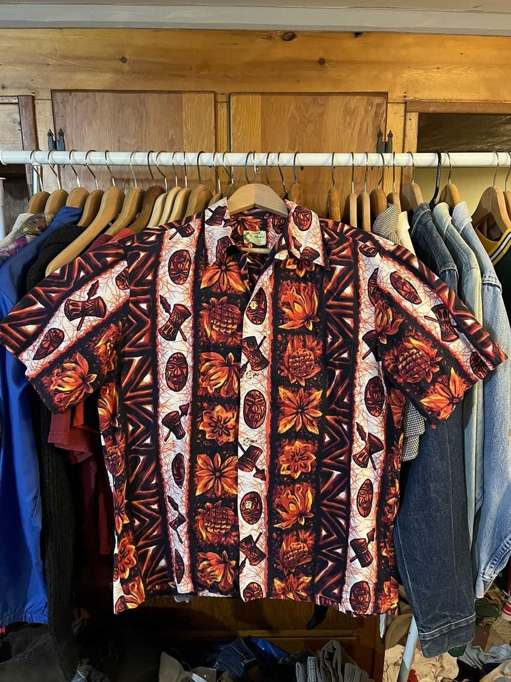 Hawaiian Shirt × Vintage Vintage 60s Hawaiian shi… - image 1