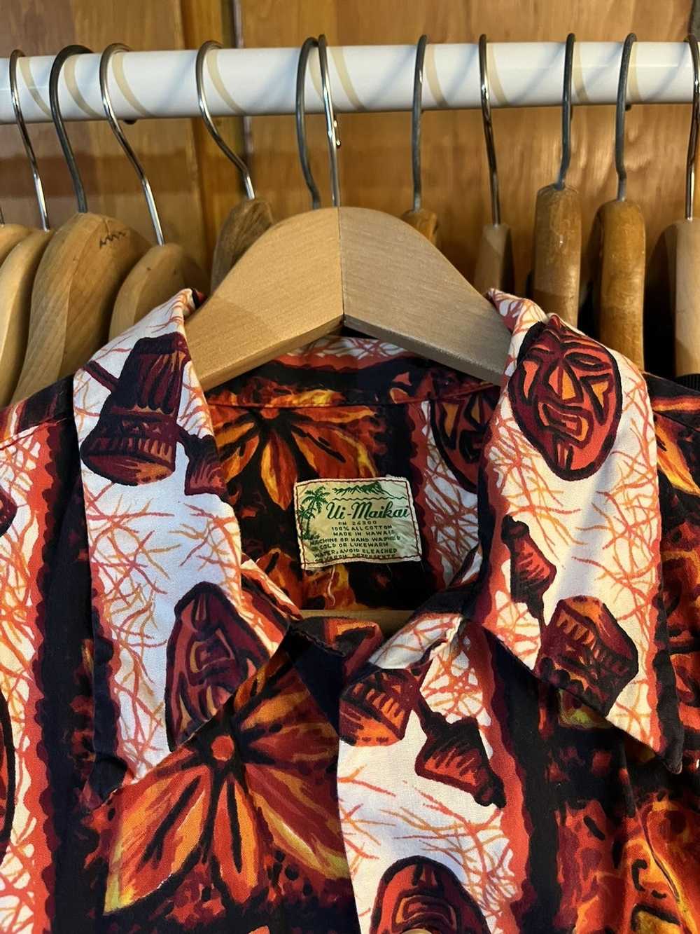 Hawaiian Shirt × Vintage Vintage 60s Hawaiian shi… - image 6