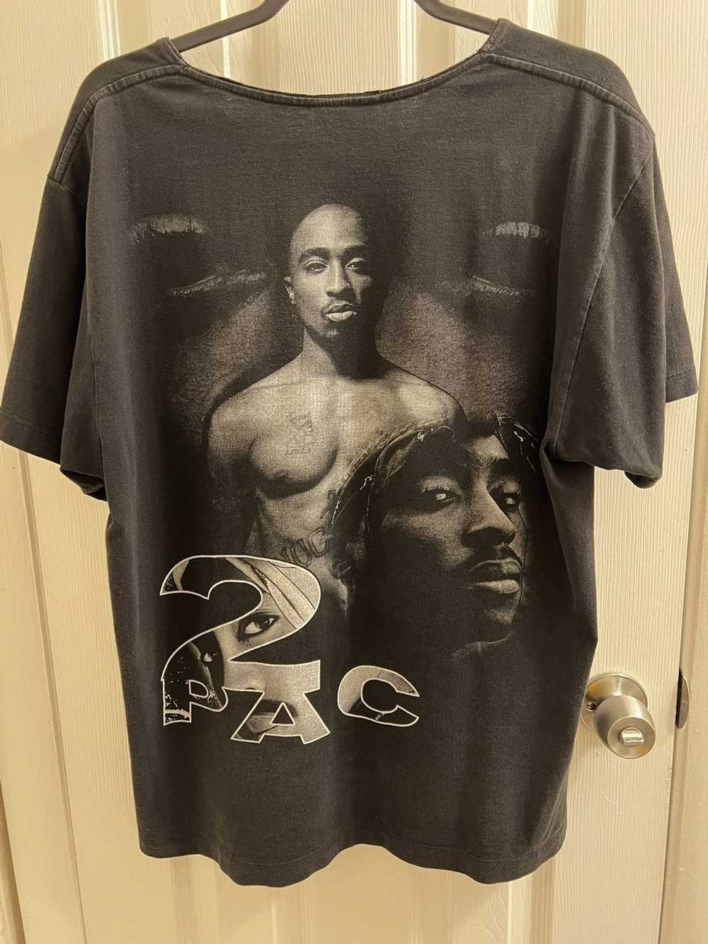 Vintage 2pac double sided shirt size L - image 2