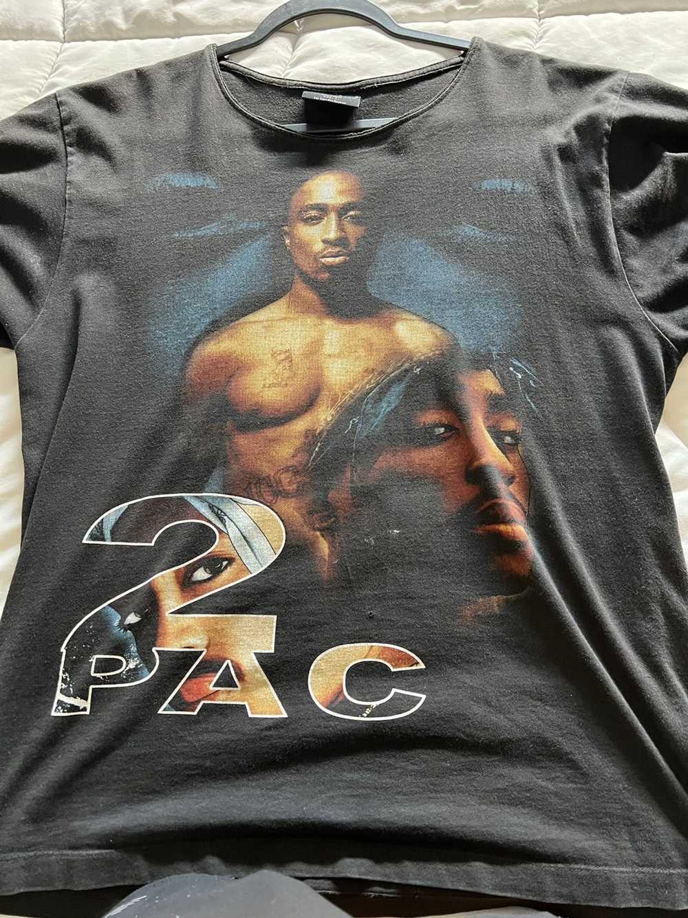 Vintage 2pac double sided shirt size L - image 3