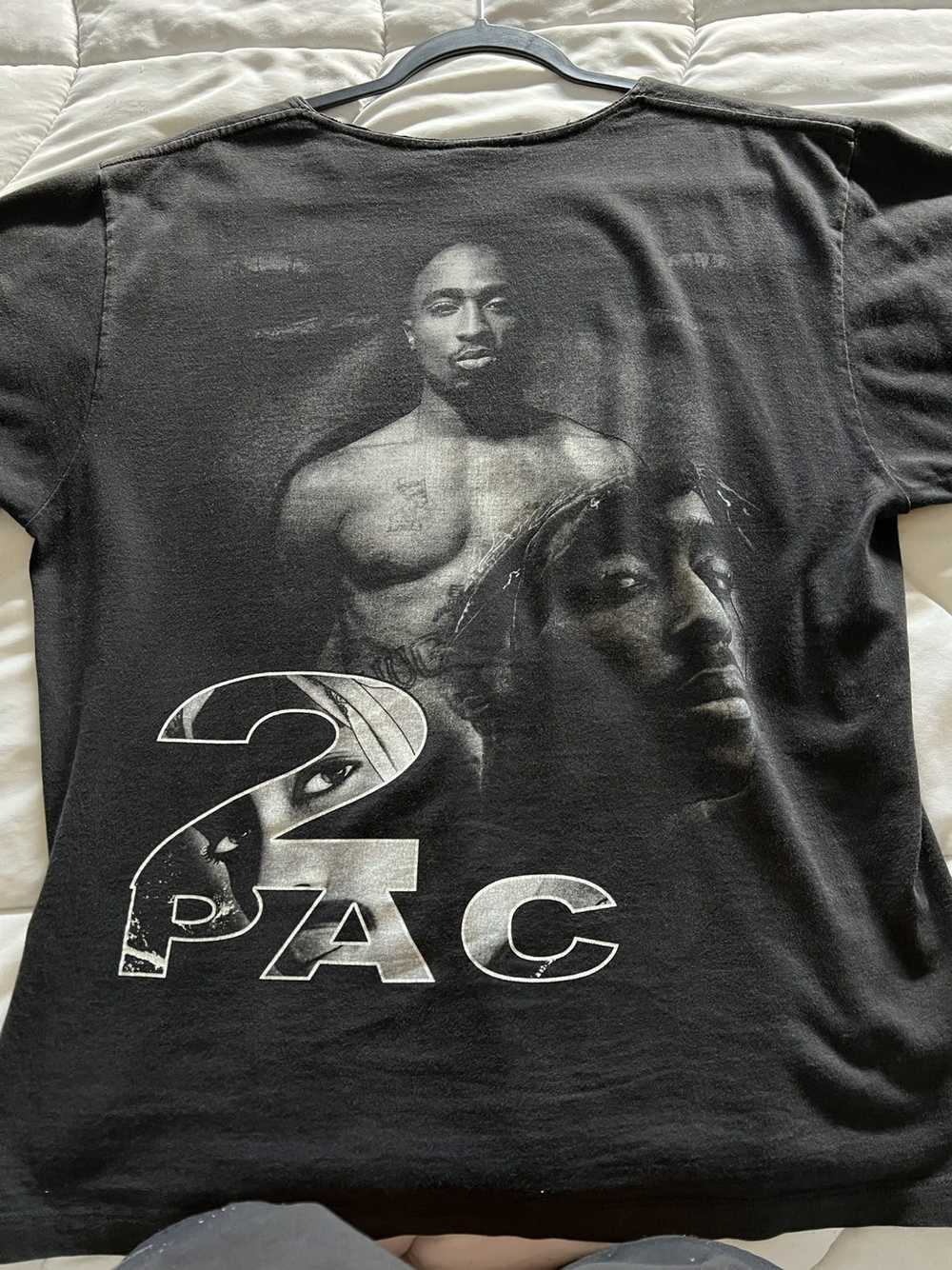 Vintage 2pac double sided shirt size L - image 4