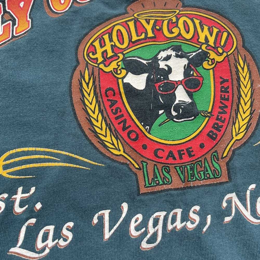 Jerzees × Vintage Vintage Holy Cow Las Vegas Jerz… - image 7