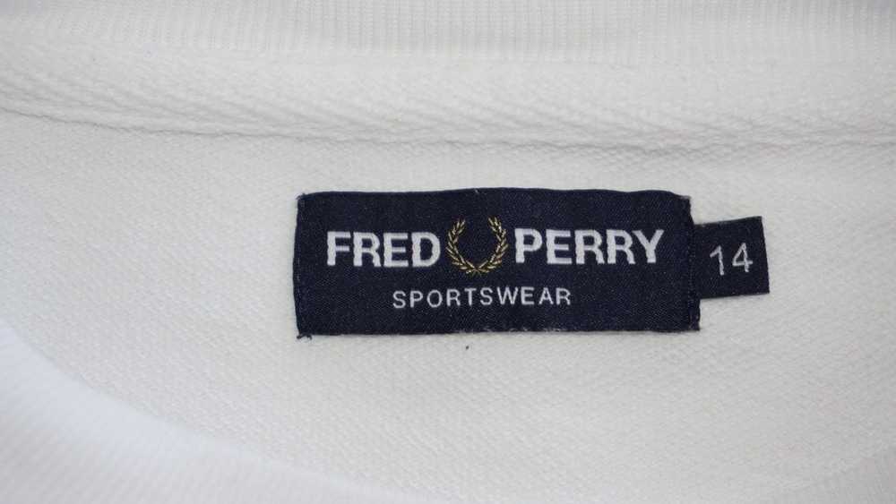Fred Perry Fred Perry Vintage All White Big Logo … - image 4