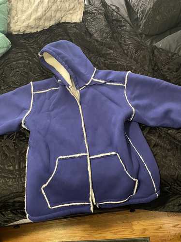 21aw shearling hooded jacket - Gem